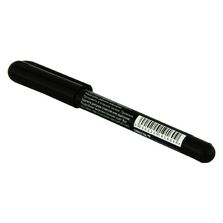 чёрный маркер R-teck для рисования печатных плат, штрих код